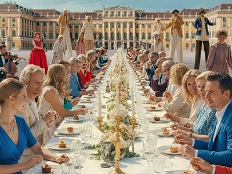 The Grand Table im Schloss Schönbrunn