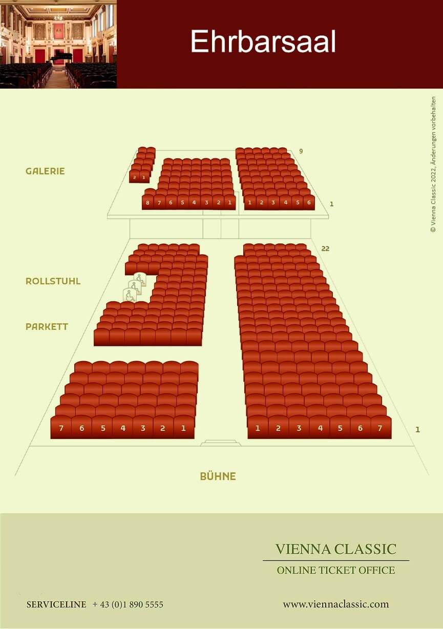 Plan de la salle