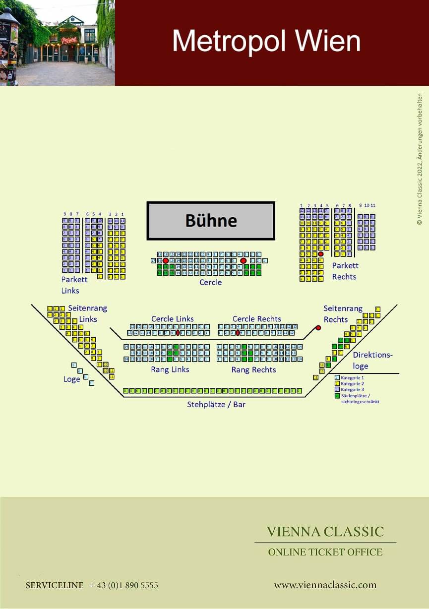 Plan de la salle