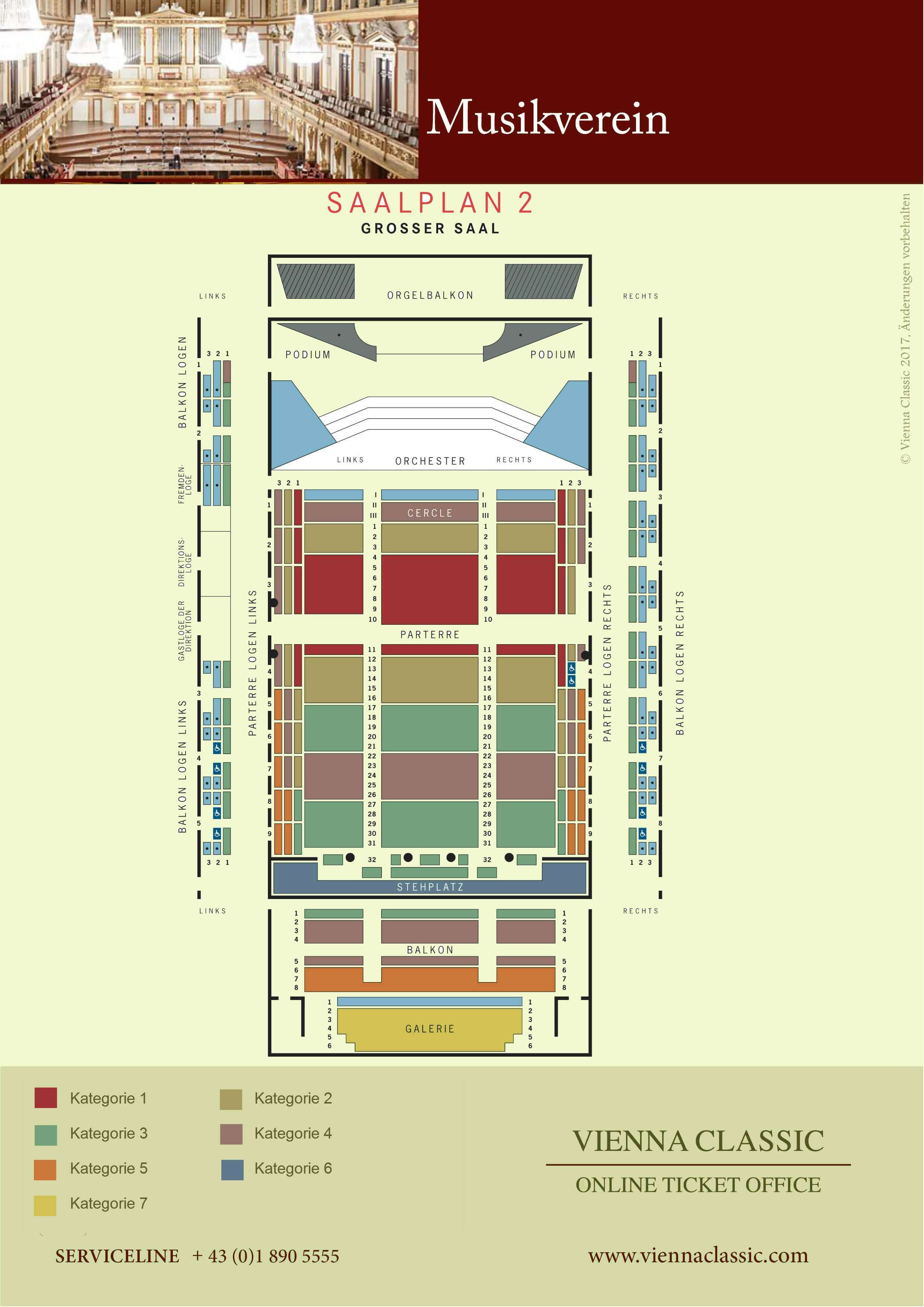 Plan de la salle