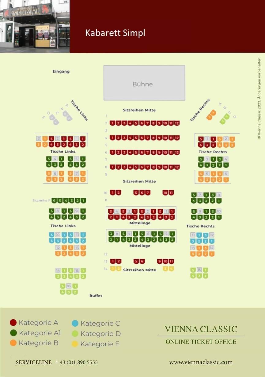 Plan de la salle