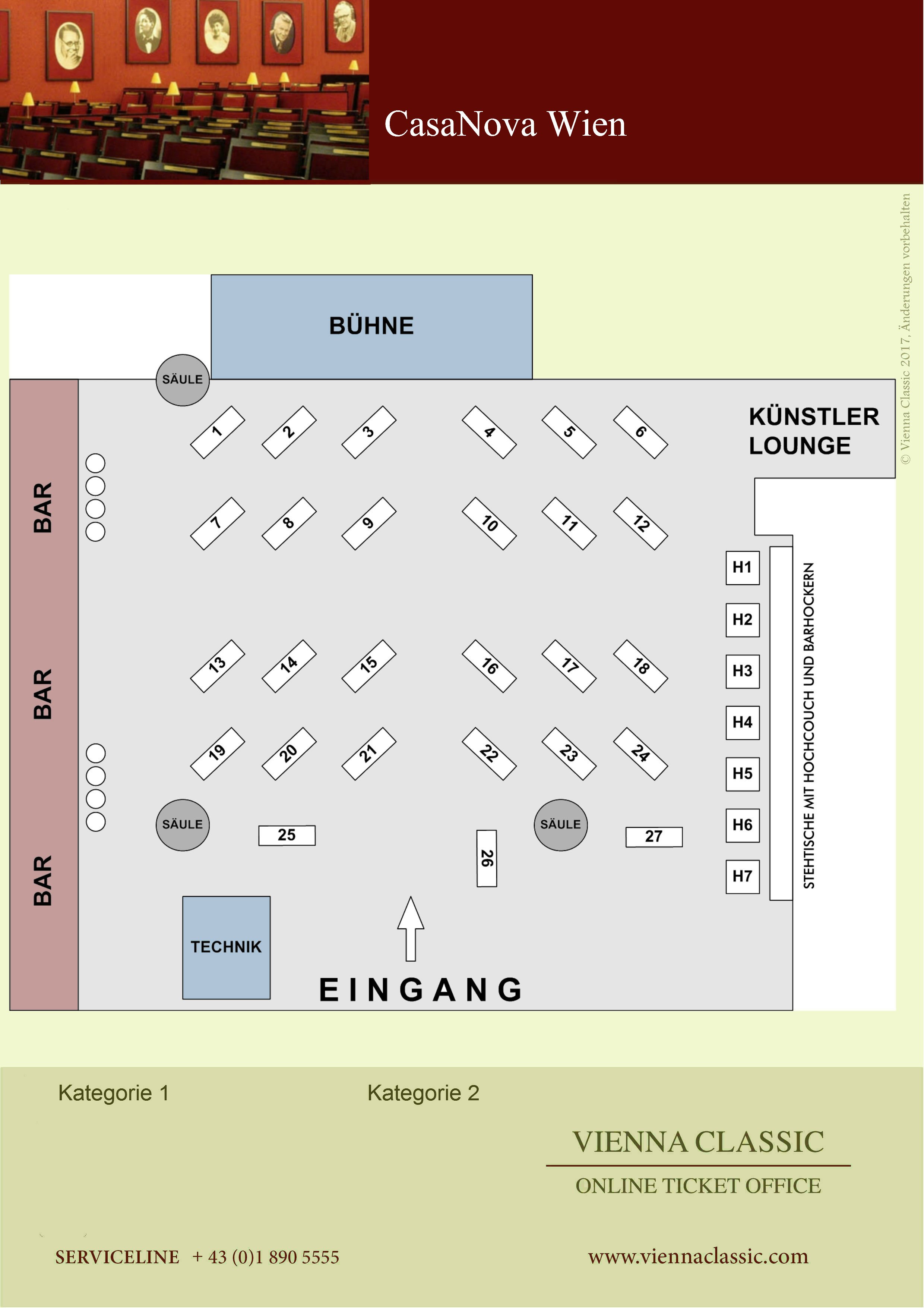 Mapa de asientos