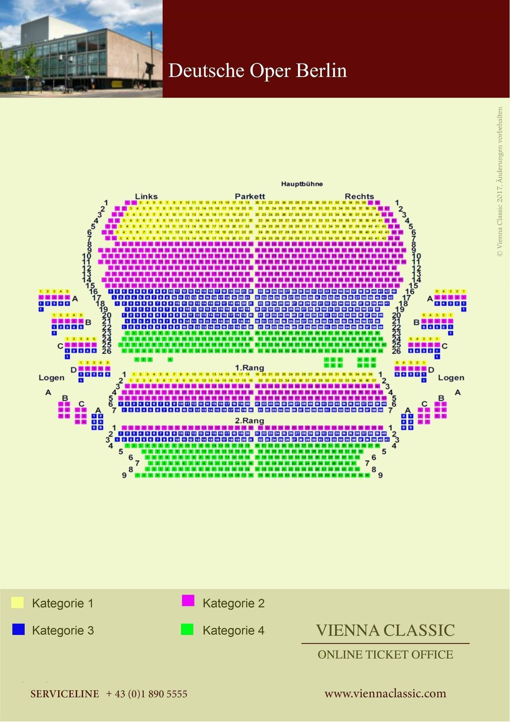 Giulio Cesare in Egitto - Sitzplan