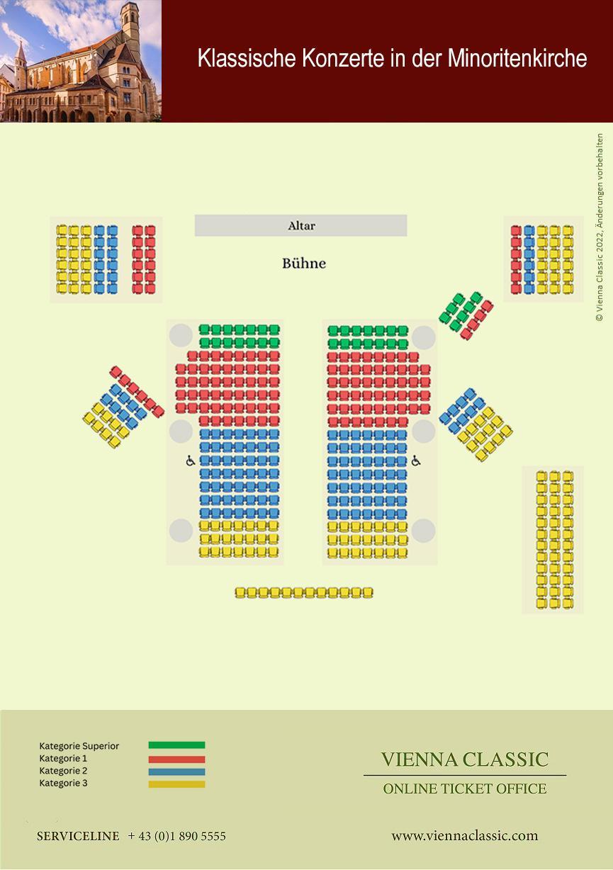 Grande Musica: Mozart und Beethoven - Sitzplan