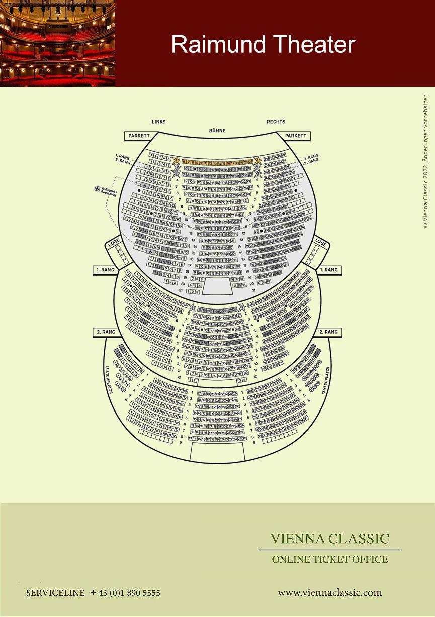 Das Phantom der Oper - Musical - Sitzplan